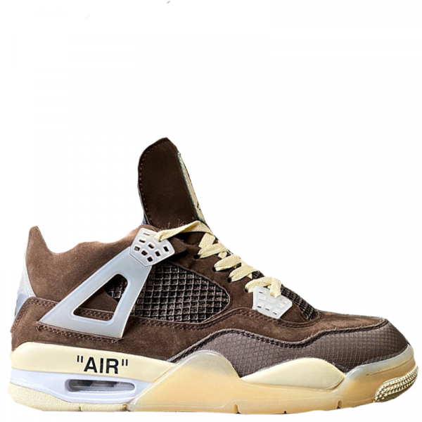 Nike Air Jordan 4 Mid OFF-WHITE (Brown)