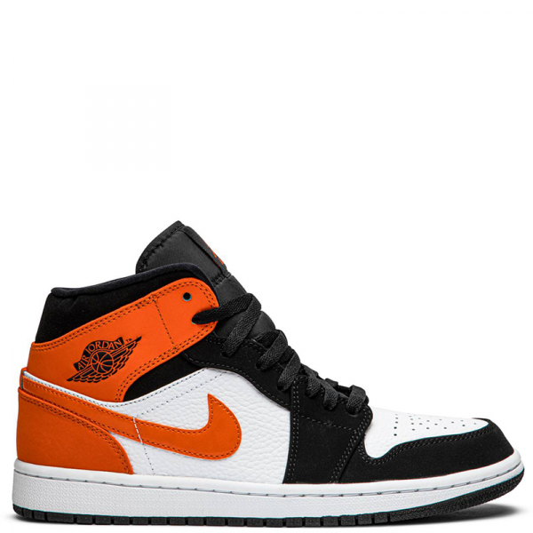 Nike Air Jordan 1 Mid Shattered Backboard (Black/Orange)