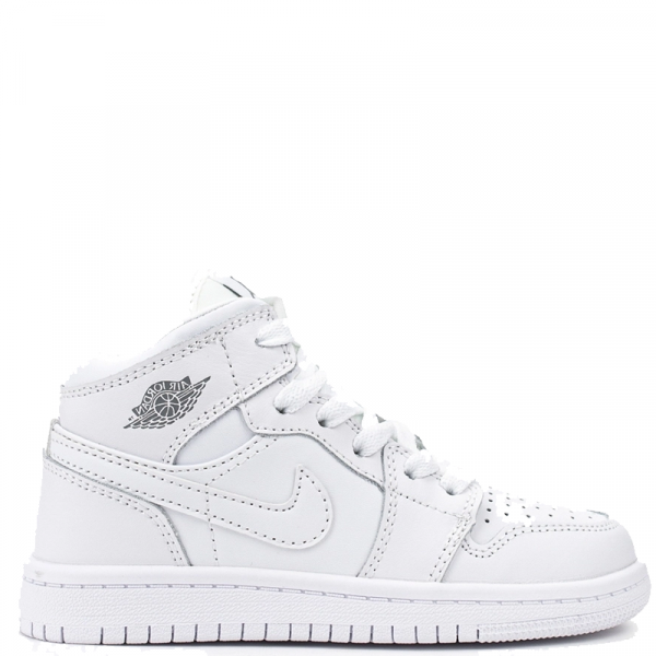 Nike Air Jordan 1 Retro (Full White) Kids