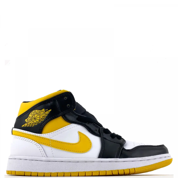 Nike Air Jordan 1 Retro Mid (Black/Yellow)