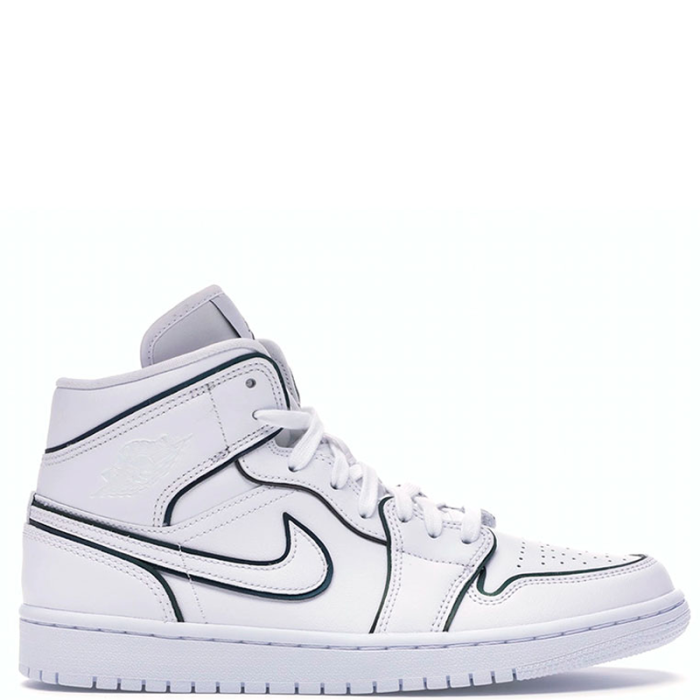 Nike Air Jordan 1 Retro Mid Iridescent Reflective (White)