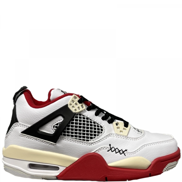 Nike Air Jordan 4 Chunky Lace (White/Red)