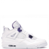 Nike Air Jordan 4 (White/Purple)