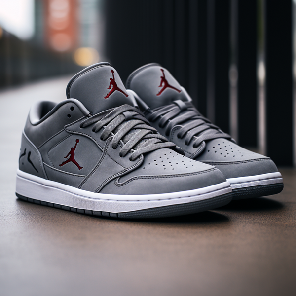 Кроссовки Nike air jordan 1 low grey