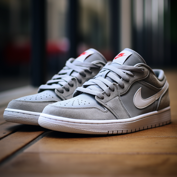 Джорданы 1 низкие серые