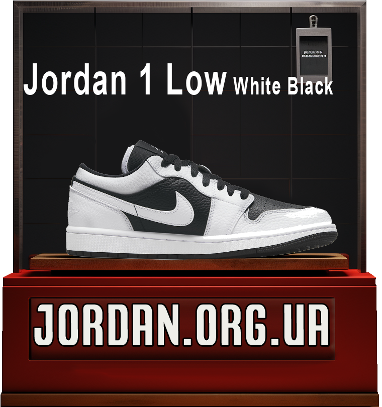 Nike Air Jordan 1 Low White Black