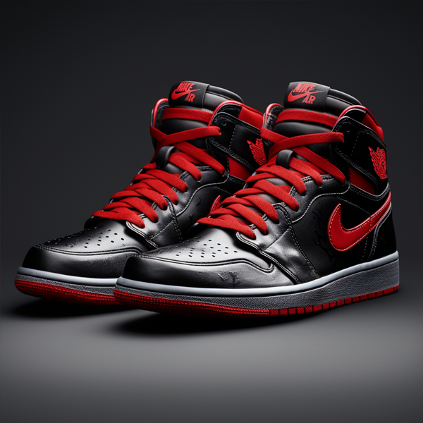 air jordan 1 red black