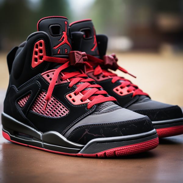 Кросівки nike air jordan red black