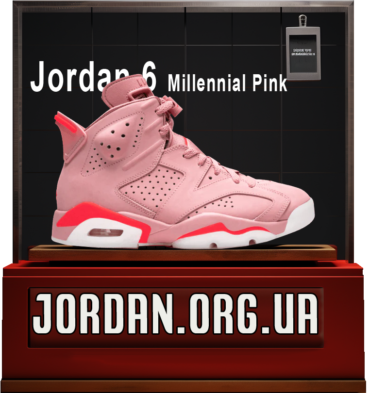 рожеві аїр джордани 6