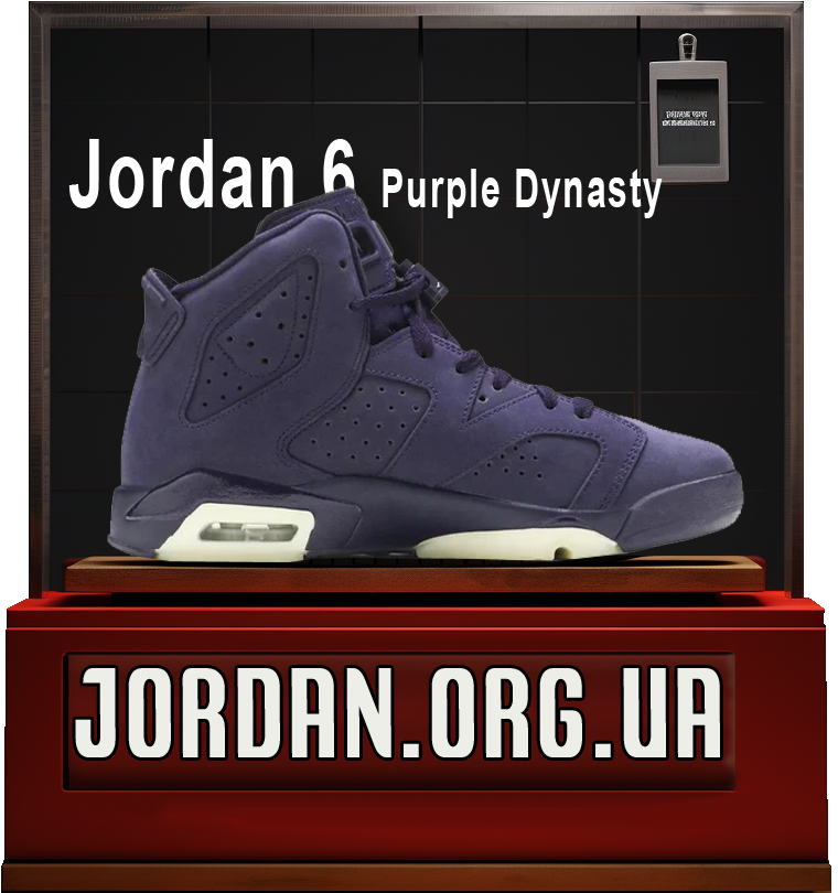 кросівки джордан 6 фіолетові