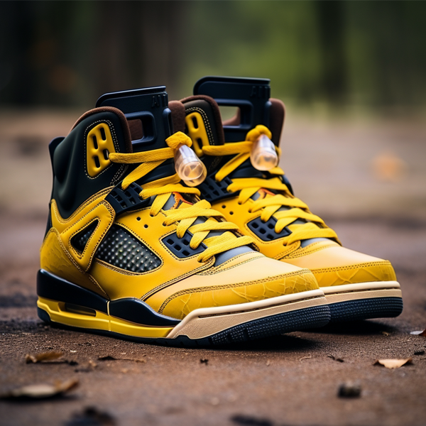 jordan жовті кросівки