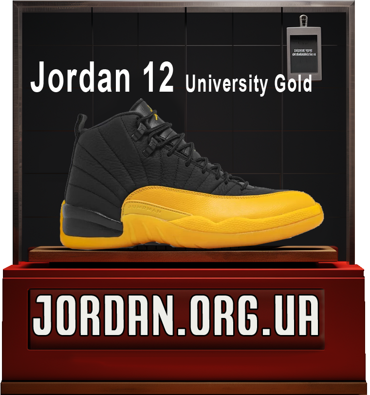 Кросівки Nike air jordan yellow 12