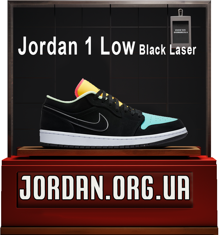 Air Jordan 1 Low Black Laser